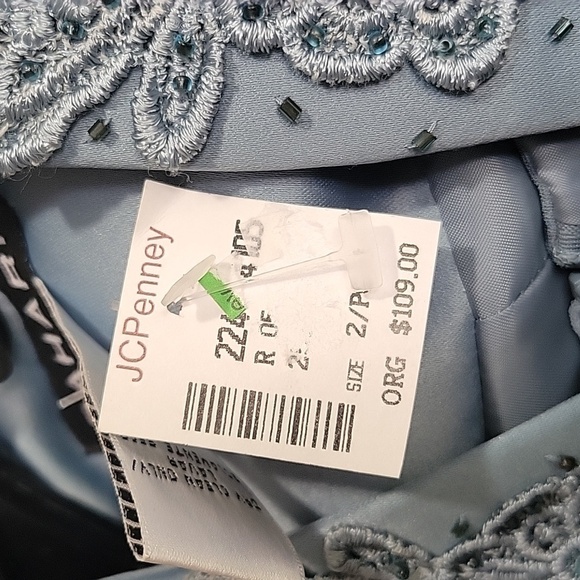 NWT Bahari Vintage Blue Evening Gown Size 18W - Picture 12 of 12